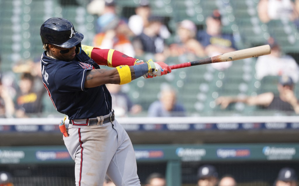 Ronald Acuña Jr. quedó a un paso de otra marca tras descomunal TABLAZO ante Tigres (Video)