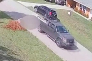 Imágenes sensibles: Arrastró a un perro con su camioneta y dejó un rastro de sangre en Florida