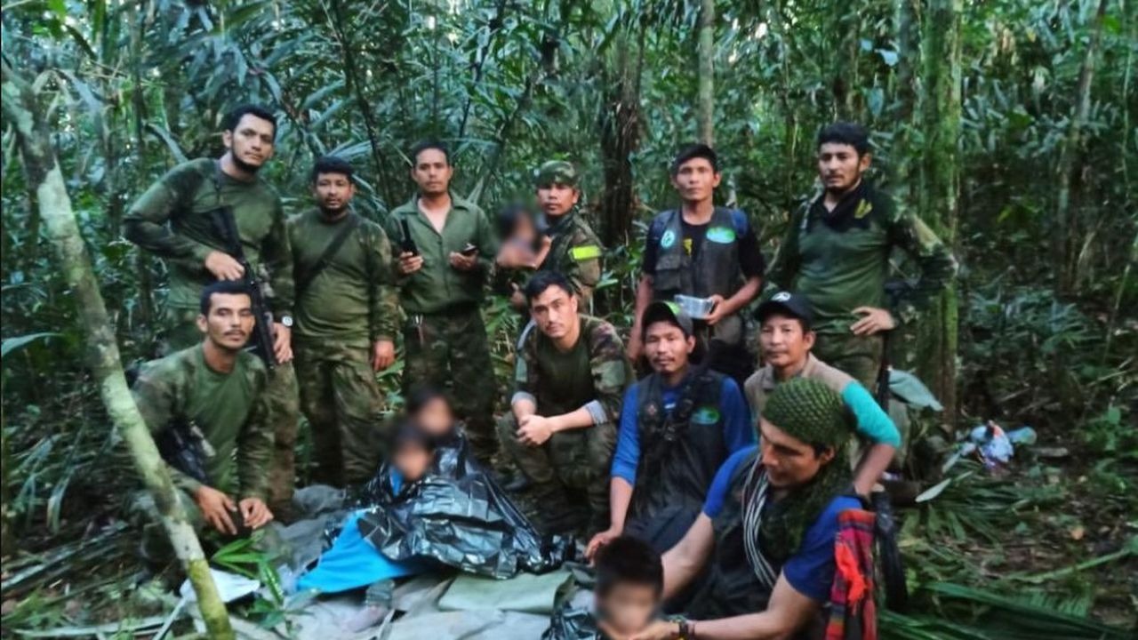 Surgen nuevos y reveladores detalles del rescate de los cuatro niños en selva colombiana