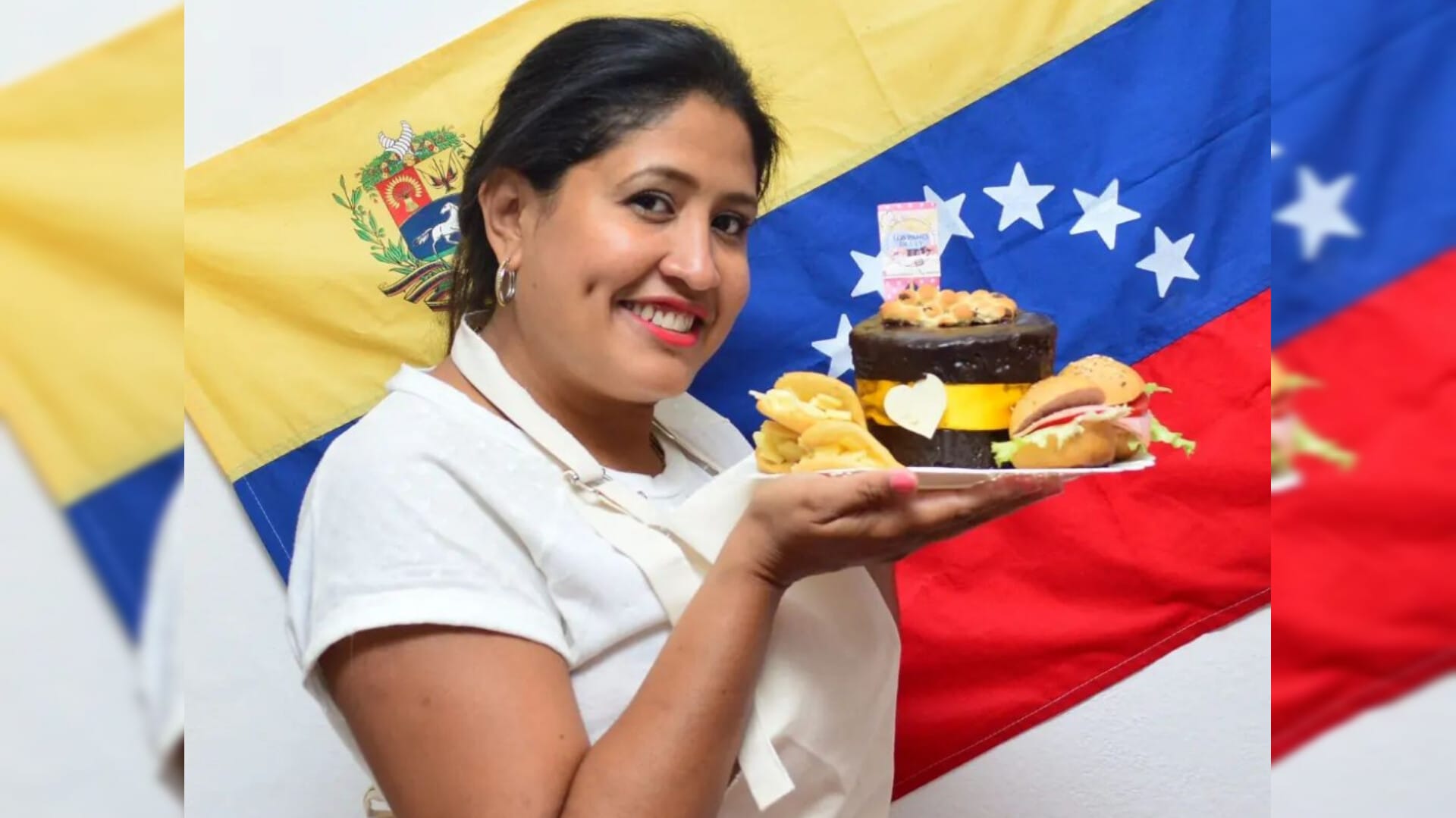 Venezolana enamora paladares en Argentina con el inigualable sabor de los cachitos (Video)