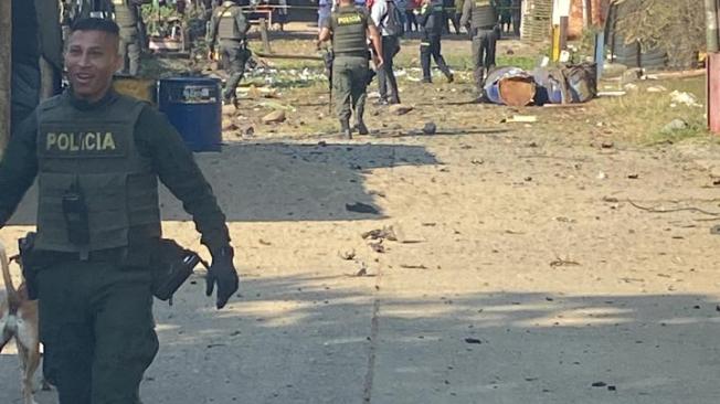 Ataque a una estación de Policía deja cinco heridos en el suroeste de Colombia