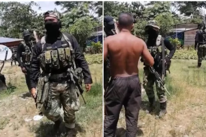 Ejército colombiano suspendió a diez militares por amenazar a mujeres y niños