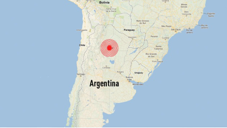 Sismo de magnitud 6.0 sacude parte de Argentina y su frontera con Chile y Bolivia