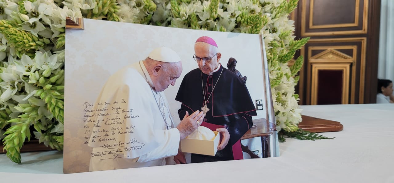 Virgen de La Consolación de Táriba llevará en sus pies un solideo del papa Francisco