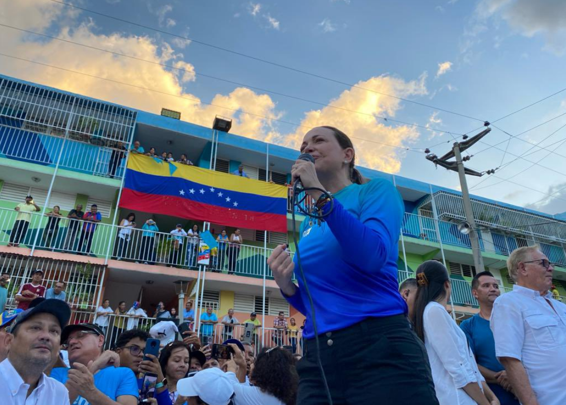 María Corina Machado: Maduro está en la posición más débil de su historia (Video)