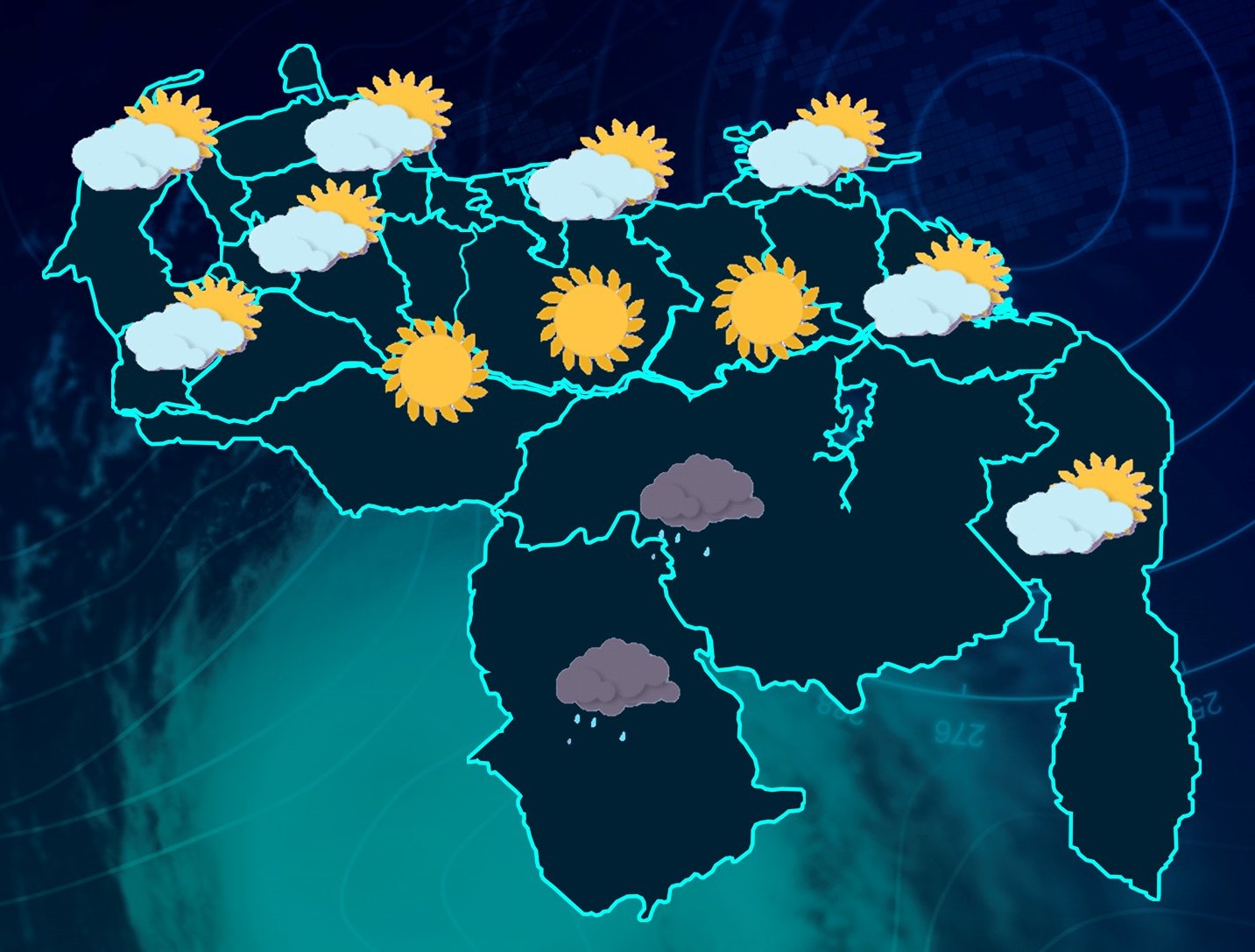 Inameh prevé buen clima en gran parte del país este #2Mar