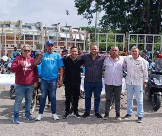 Guárico ya cuenta con su primer Comandito de Motorizados en apoyo a Edmundo González