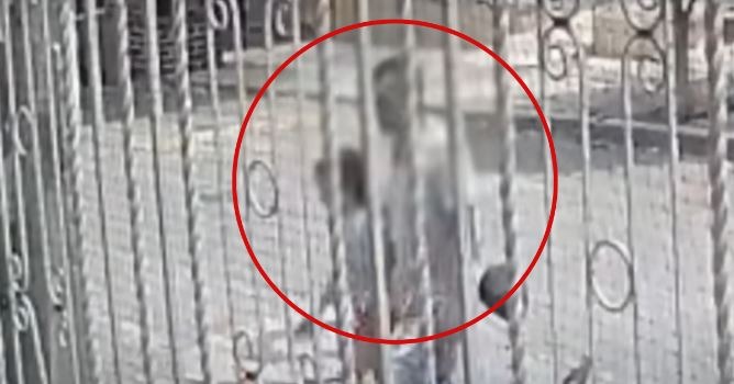 Difunden VIDEO del momento en que hombre camina con la niña venezolana de ocho años asesinada en Colombia