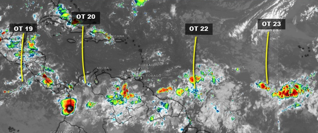 Se espera la llegada de dos ondas tropicales en Venezuela, según Inameh