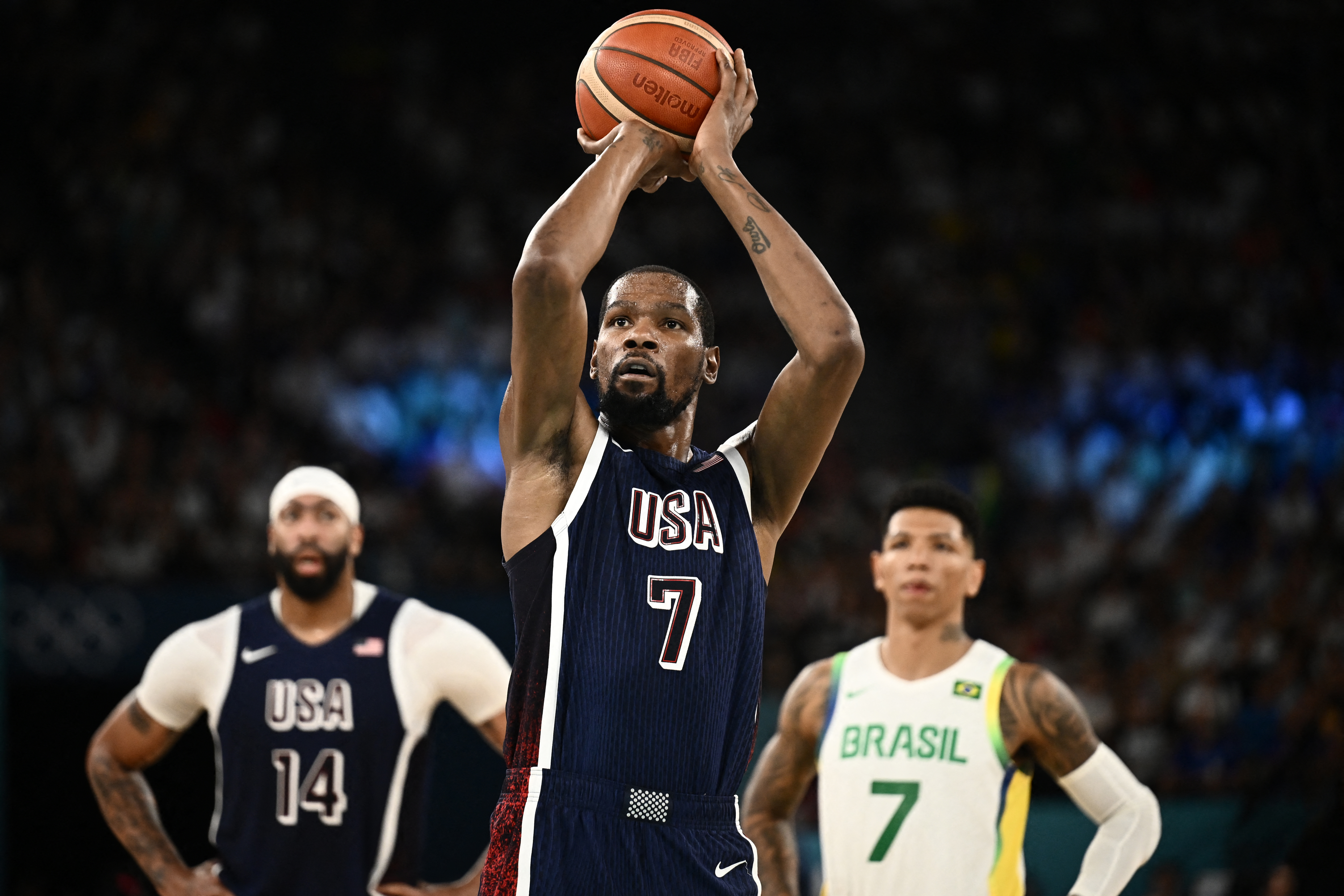 Kevin Durant se convirtió en el máximo anotador de la historia olímpica de EEUU