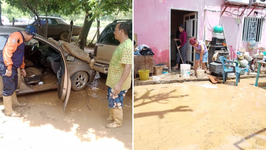 Tres sectores incomunicados en el municipio Buchivacoa tras las recientes lluvias